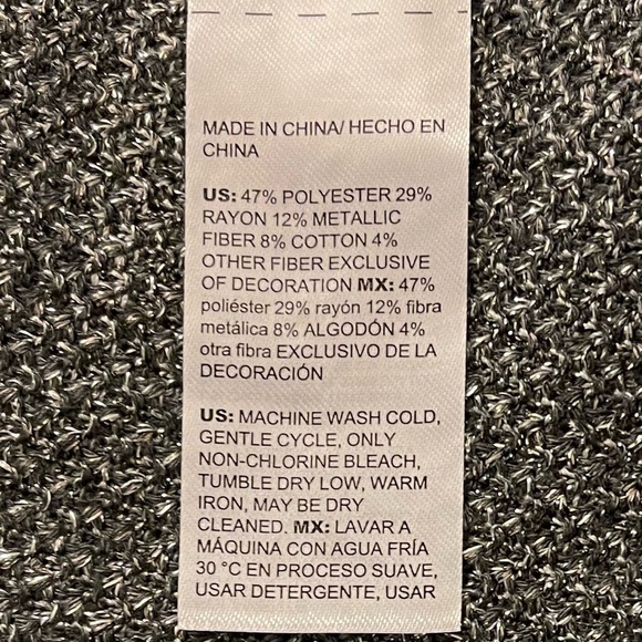 Chico’s  Metallic Tweed Sweater Blazer - Picture 10 of 10